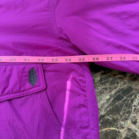Free People Movement Off The Bleachers Coaches Purple Women’s Jacket Size L - Picture 5 of 10